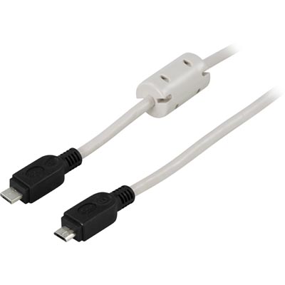 Deltaco USB 2.0 OTG-kaapeli, Micro A u - Micro B u, 2m